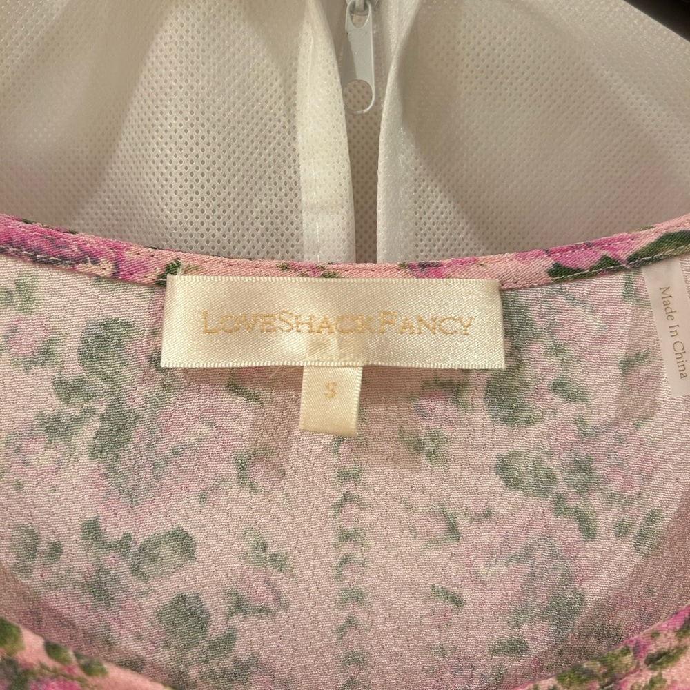 LoveShackFancy Floral Blouse - Picture 3 of 3